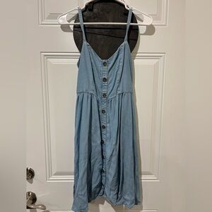 Old Navy Blue Button-Down Midi